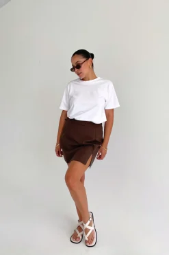 Fayt Skirts | ANA SKIRT CHOCOLATE