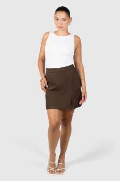Fayt Skirts | ANA SKIRT CHOCOLATE