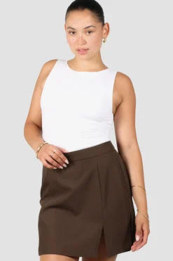 Fayt Skirts | ANA SKIRT CHOCOLATE