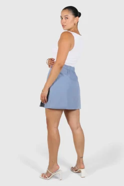 Fayt Skirts | ANA SKIRT POWDER BLUE