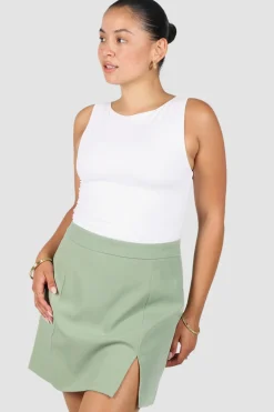 Fayt Skirts | ANA SKIRT SAGE GREEN