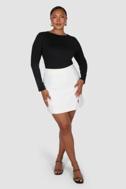 Fayt Skirts | ANA SKIRT WHITE