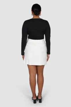 Fayt Skirts | ANA SKIRT WHITE