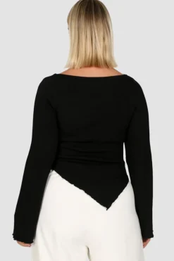 Fayt Tops | Jackets, Knits & Coats | ARBOR TOP BLACK