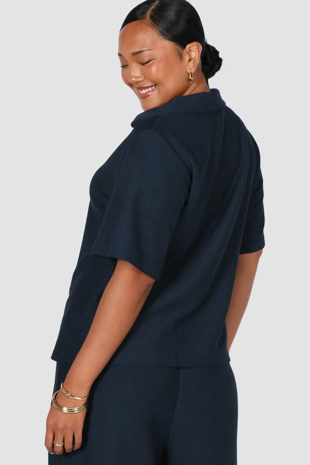 Fayt Tops | Sets | ARDEN SHIRT NAVY