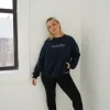 Fayt Tops | Sweaters & Knits | ATHLETICA OVERSIZED CREW NAVY