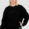 Fayt Tops | Sweaters & Knits | ATHLETICA OVERSIZED CREW BLACK