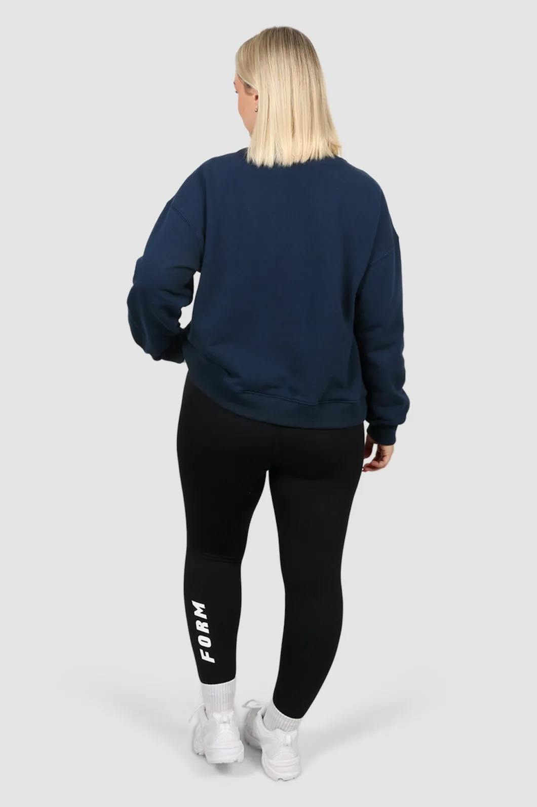 Fayt Tops | Sweaters & Knits | ATHLETICA OVERSIZED CREW NAVY