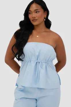 Fayt Tops | AVANIA TOP SOFT BLUE