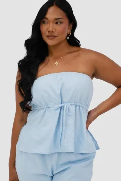 Fayt Tops | AVANIA TOP SOFT BLUE