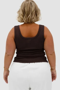 Fayt Tops | BECKER TOP CHOCOLATE