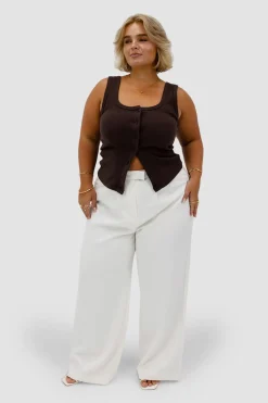 Fayt Tops | BECKER TOP CHOCOLATE