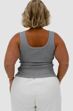 Fayt Tops | BECKER TOP GREY MARLE
