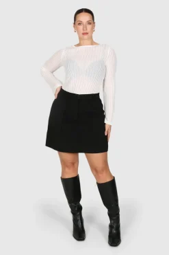 Fayt Skirts | BENNETT SKIRT BLACK