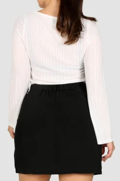 Fayt Skirts | BENNETT SKIRT BLACK