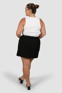 Fayt Skirts | BENNETT SKIRT BLACK