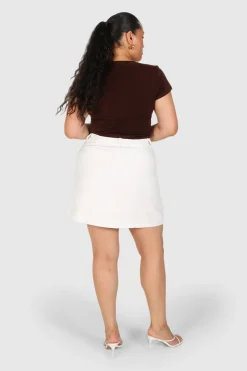 Fayt Skirts | BENNETT SKIRT WHITE