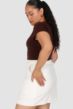 Fayt Skirts | BENNETT SKIRT WHITE