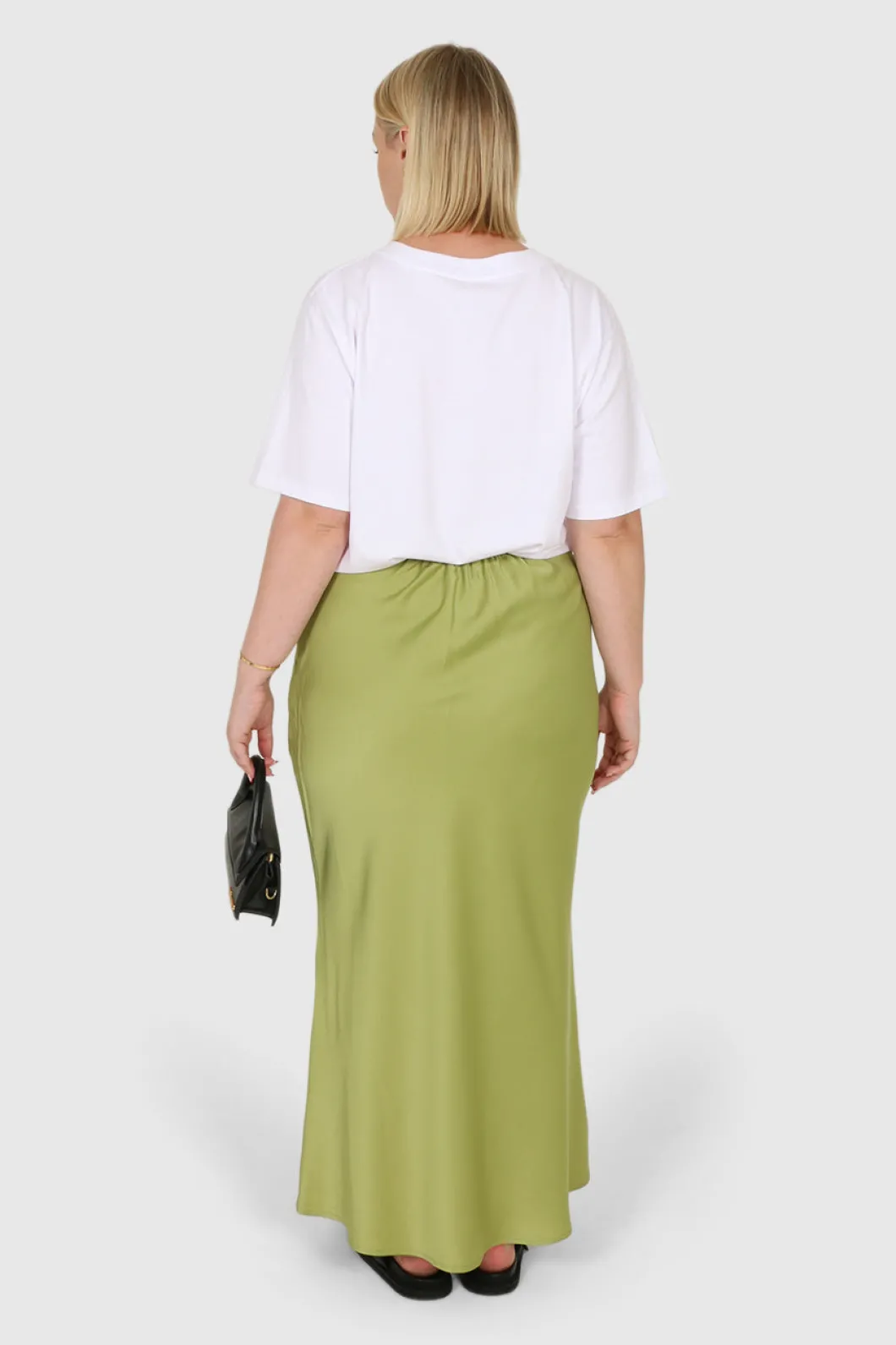 Fayt Skirts | BIANCA MIDI SKIRT KIWI