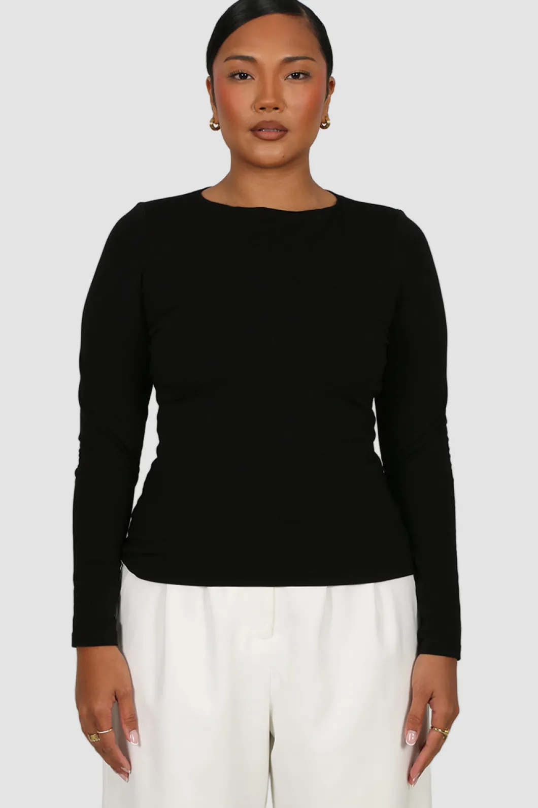 Fayt Tops | BUTTERY LONG SLEEVE BLACK