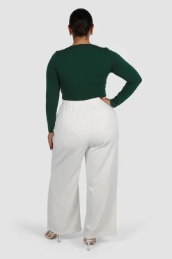 Fayt Tops | BUTTERY LONG SLEEVE DEEP GREEN