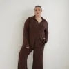 Fayt Tops | Sets | BUTTERY SLEEP TOP L/S ESPRESSO