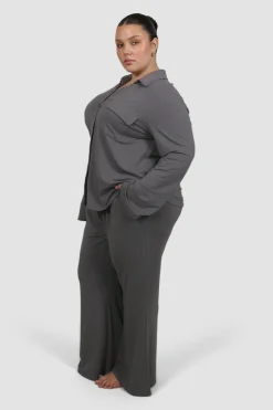 Fayt Tops | Sets | BUTTERY SLEEP TOP L/S GREY