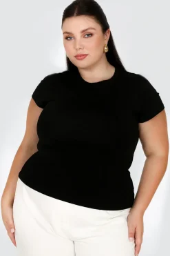Fayt Tops | BUTTERY TEE BLACK