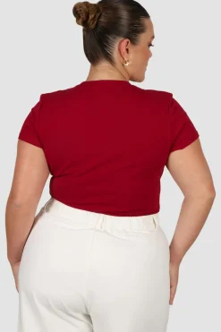 Fayt Tops | BUTTERY TEE CHERRY
