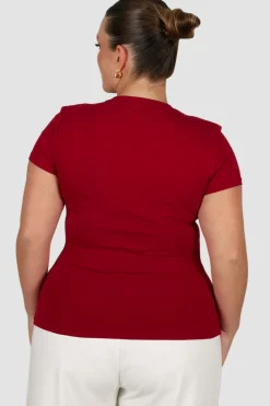 Fayt Tops | BUTTERY TEE CHERRY