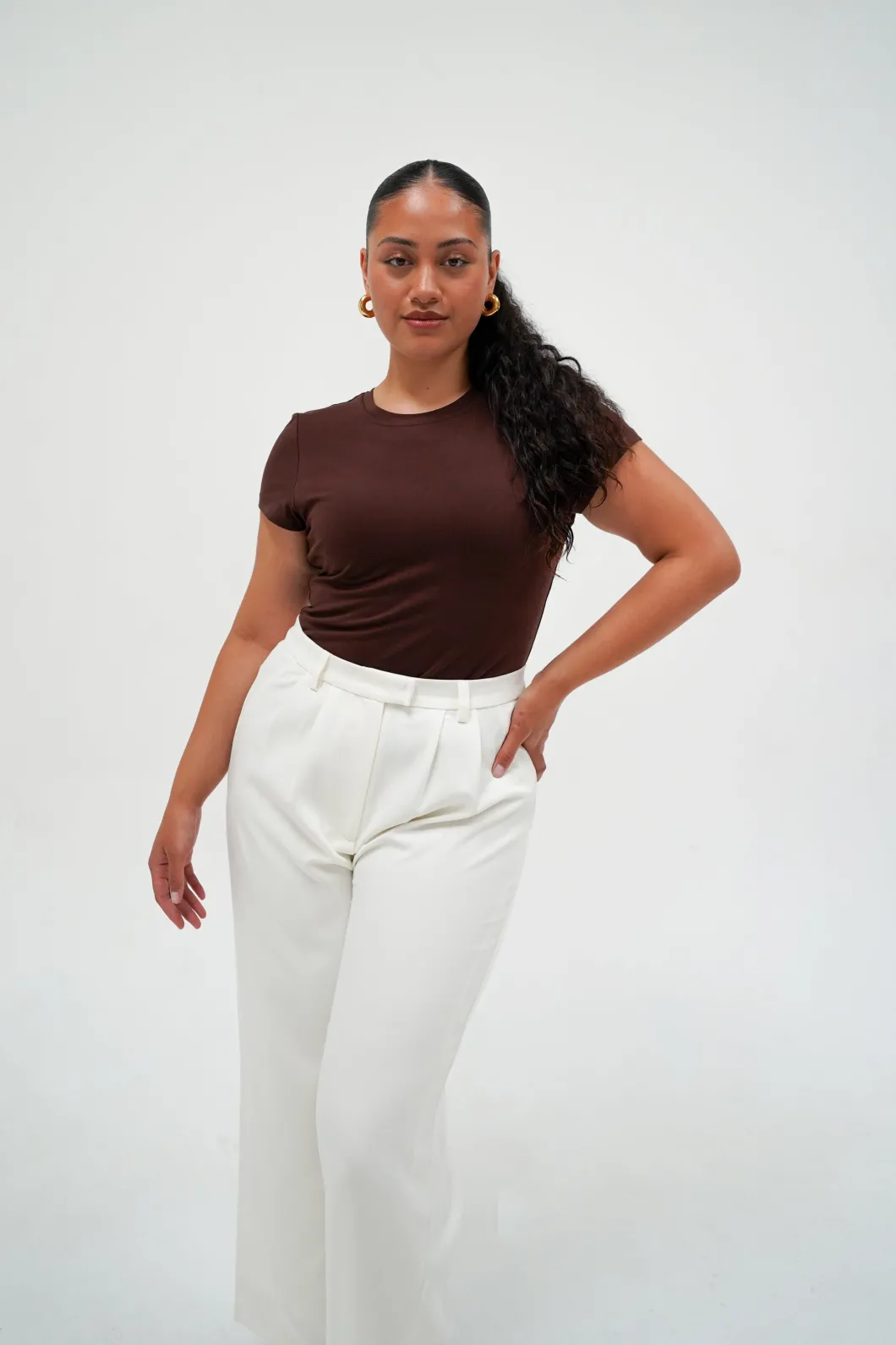 Fayt Tops | BUTTERY TEE CHOCOLATE