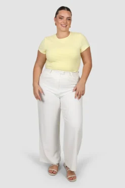 Fayt Tops | BUTTERY TEE LEMON