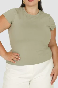 Fayt Tops | BUTTERY TEE SOFT SAGE