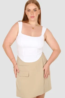 Fayt Skirts | CALIE SKIRT COFFEE