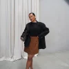 Fayt Skirts | CALIE SKIRT RUST