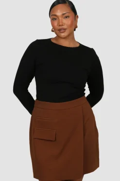 Fayt Skirts | CALIE SKIRT RUST