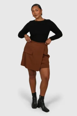 Fayt Skirts | CALIE SKIRT RUST