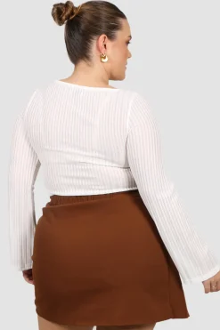 Fayt Skirts | CALIE SKIRT RUST
