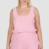 Fayt Shorts | CAPRI WAFFLE SHORTS PINK