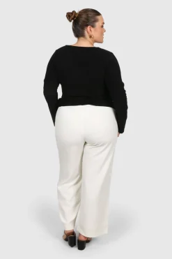 Fayt Tops | CARMEN TOP BLACK