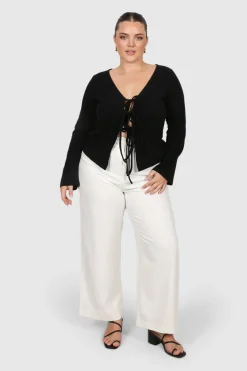 Fayt Tops | CARMEN TOP BLACK