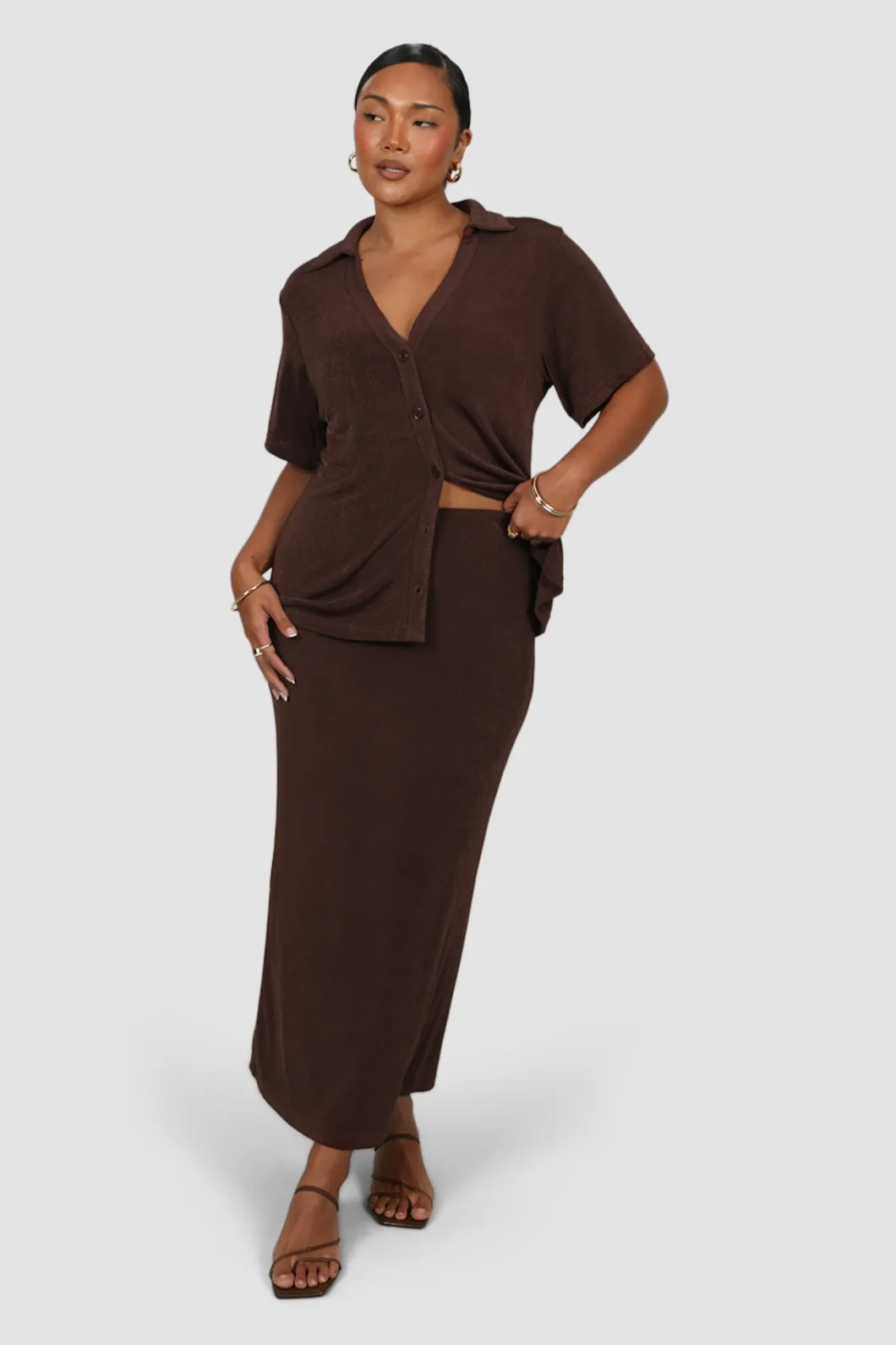 Fayt Tops | CHELSEA FULL LENGTH TOP ESPRESSO