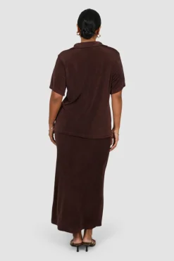Fayt Tops | CHELSEA FULL LENGTH TOP ESPRESSO