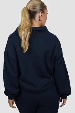 Fayt Tops | Sweaters & Knits | COLLAR CREW MIDNIGHT