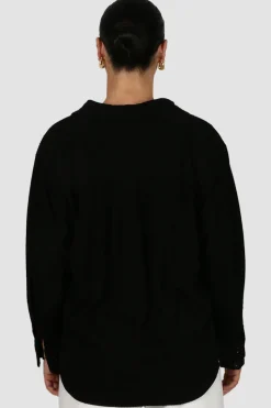 Fayt Tops | Jackets, Knits & Coats | COLTER CORDUROY SHIRT BLACK