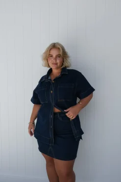 Fayt Denim | Jeans | COMO DENIM SHIRT MIDNIGHT BLUE