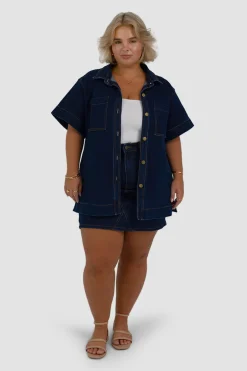 Fayt Denim | Jeans | COMO DENIM SHIRT MIDNIGHT BLUE