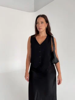Fayt Tops | DIEGO VEST BLACK
