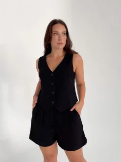 Fayt Tops | DIEGO VEST BLACK
