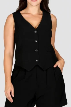 Fayt Tops | DIEGO VEST BLACK